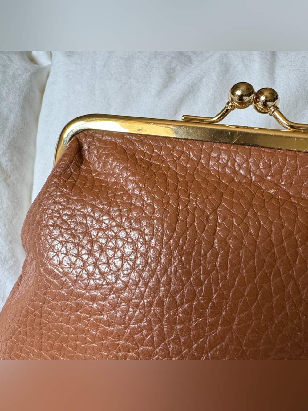 Dooney & Bourke Pebbled Leather Coin Purse in Brown - Picture 6 of 9